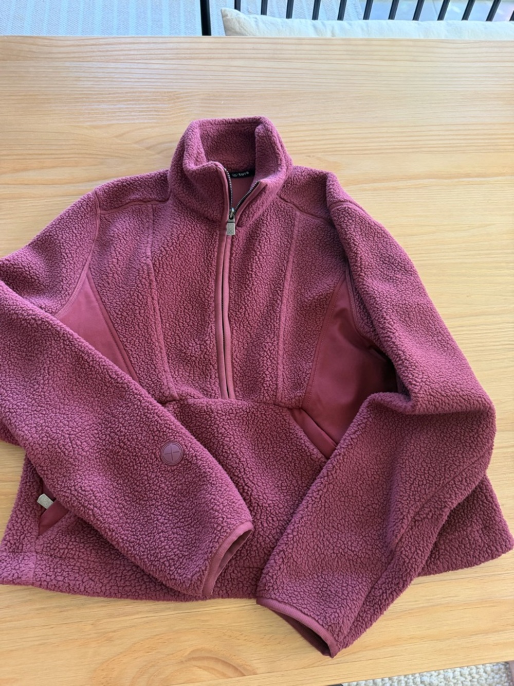 Cuts Clothing Plush Half-Zip Fleece Pullover - Rose